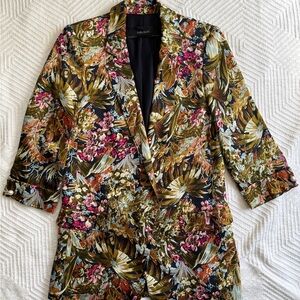 Zara Floral Blazer